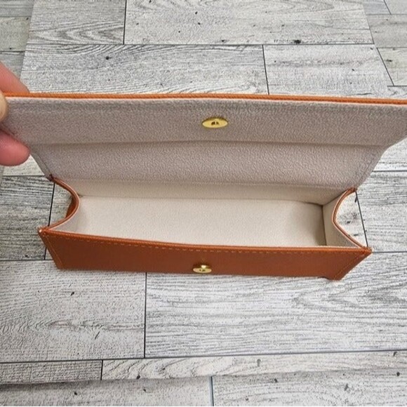 Tory Burch Eyeglasses/Sunglasses Case **Brand New/No Box** 6.75"L x 2.25"T x 2"D - Picture 4 of 7